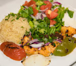 6 Skewers Chicken Kabob w/3 Large Sides 6 Skewers Chicken Kabob w/3 Large Sides